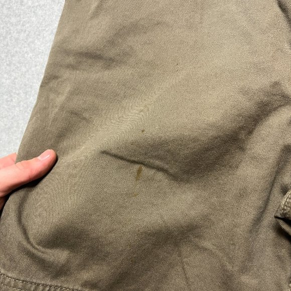 Duluth Trading Shorts Womens 12 Brown Bermuda Canvas Outdoor Stain 29 Waist - Picture 3 of 9